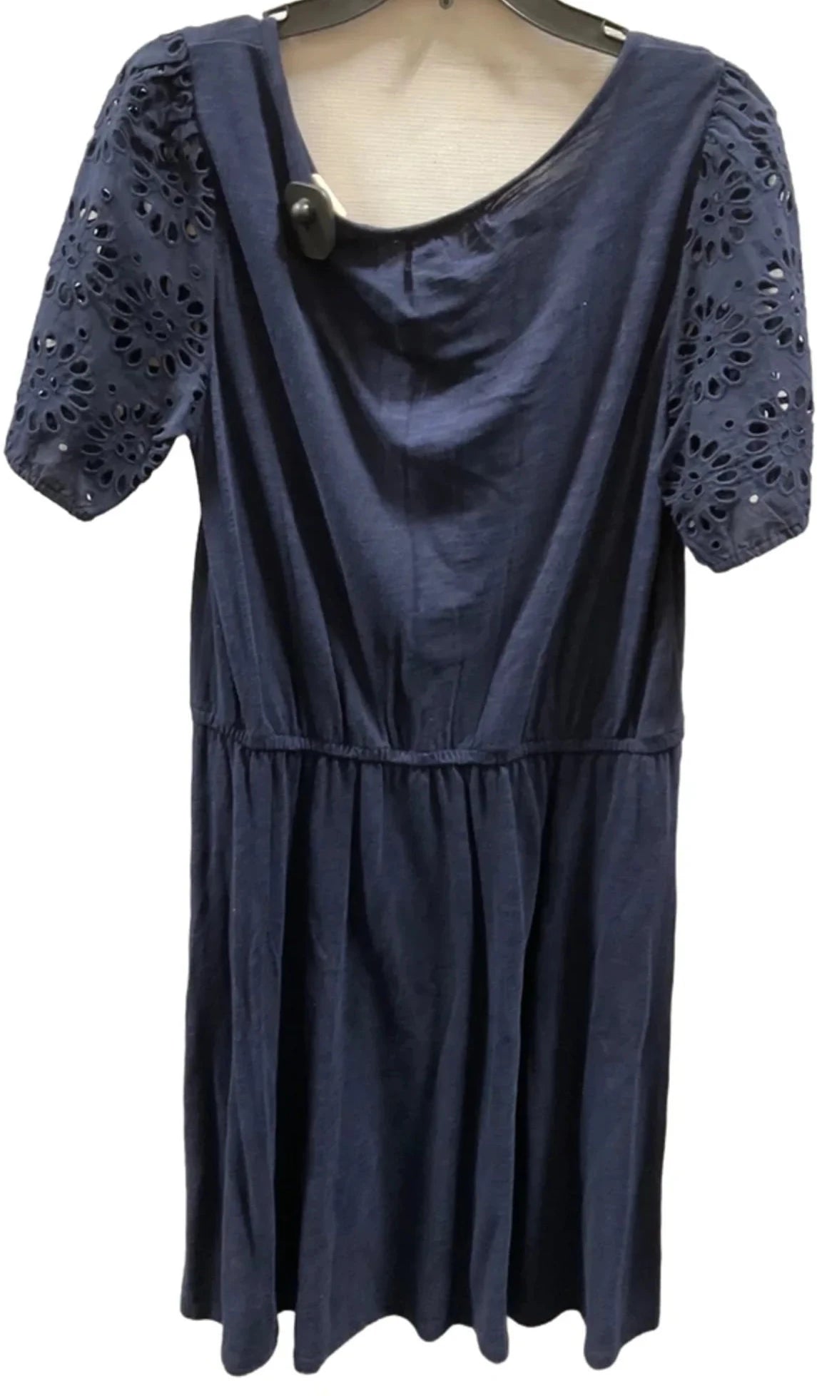 Dress Casual Midi By Talbots In Blue, Size: L