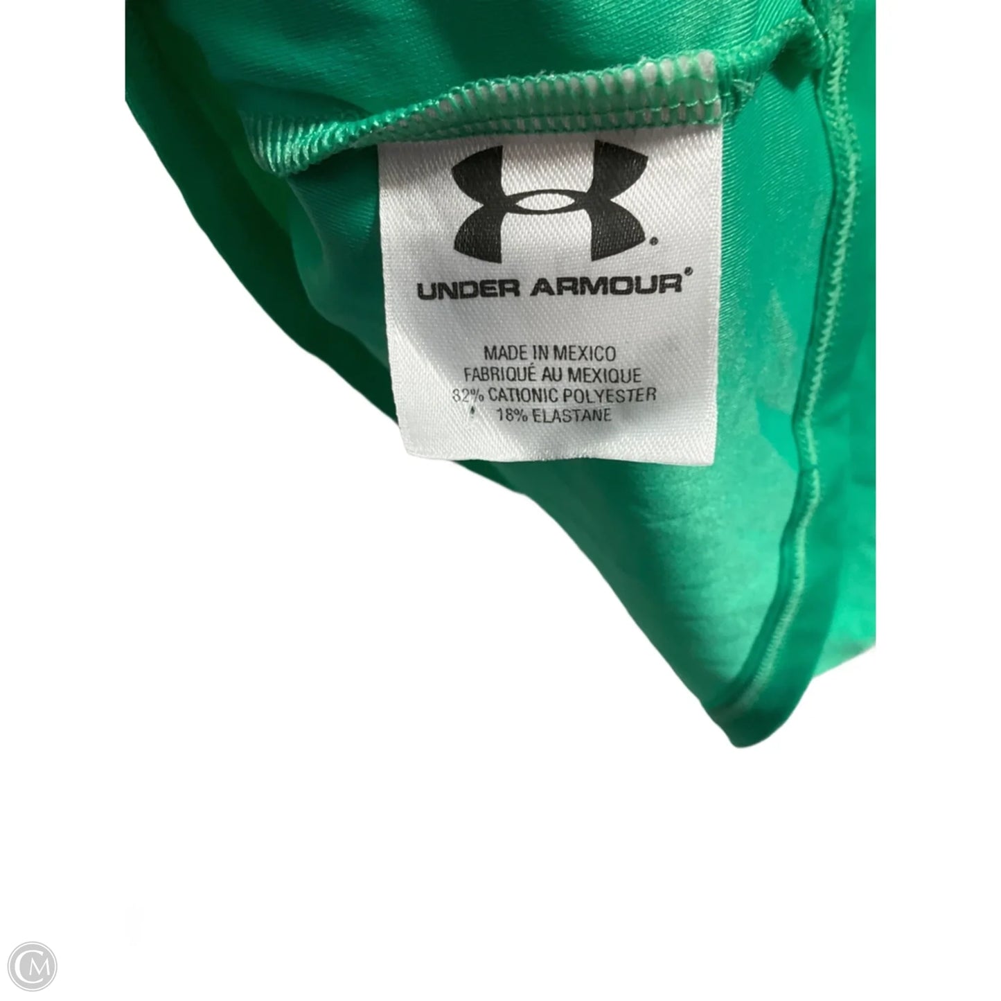 Athletic Tank Top By Under Armour In Green, Size: M