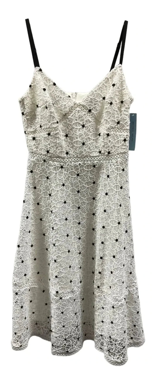 Dress Casual Midi By Antonio Melani In Black & White, Size: 2