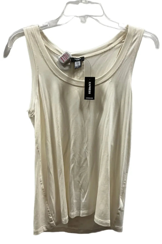 Top Sleeveless By Express In Beige, Size: Xs