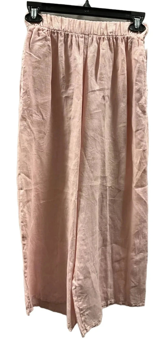 Pants Linen By Bryn Walker In Pink, Size: Xxs