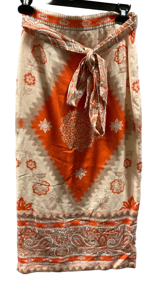 Skirt Midi By Antonio Melani In Orange, Size: 2