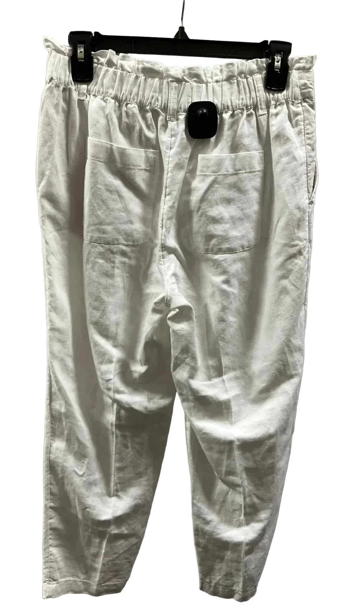 Pants Linen By Loft In White, Size: Xs