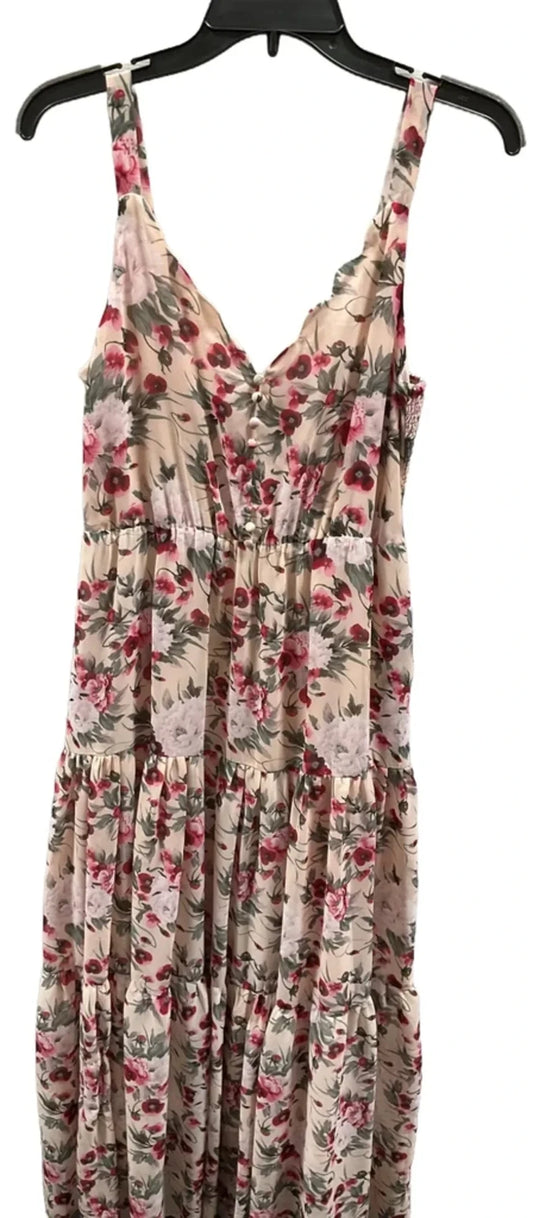 Dress Casual Maxi By Melloday In Grey & Pink, Size: S