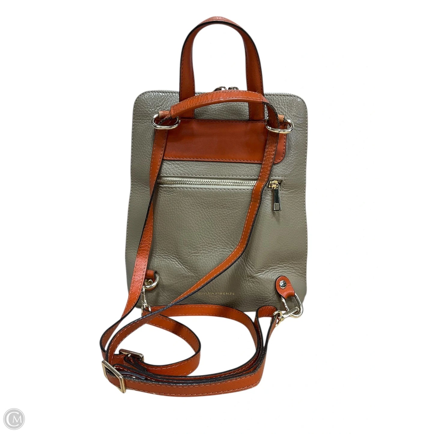 Backpack Leather By Cma, Size: Medium