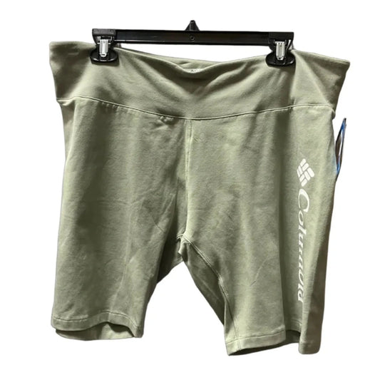 Athletic Shorts By Columbia In Green, Size: 1x