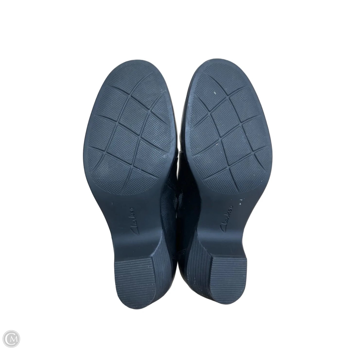 Boots Ankle Heels By Clarks In Black, Size: 7