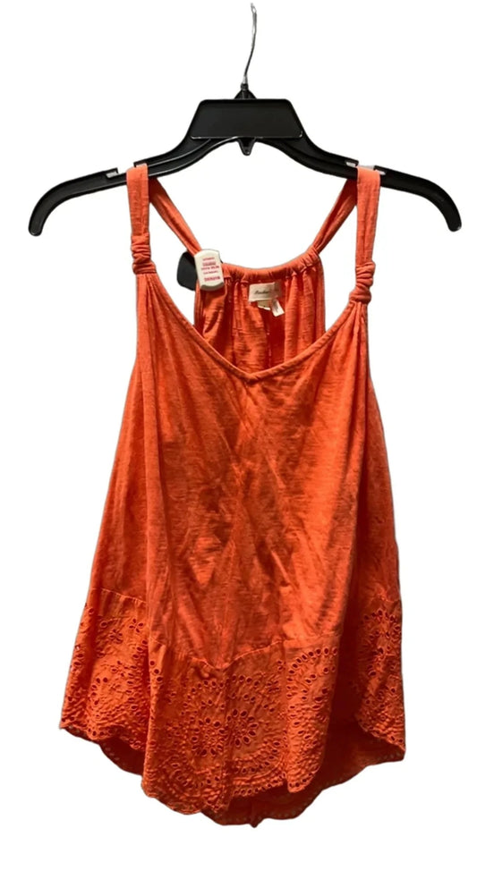 Top Sleeveless By Meadow Rue In Orange, Size: Xs