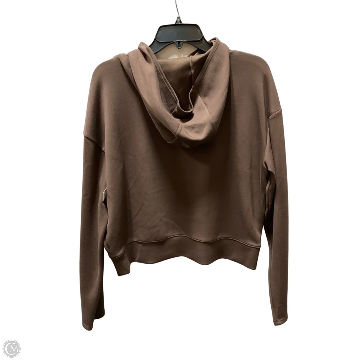 Athletic Sweatshirt Hoodie By Stylus In Brown, Size: L