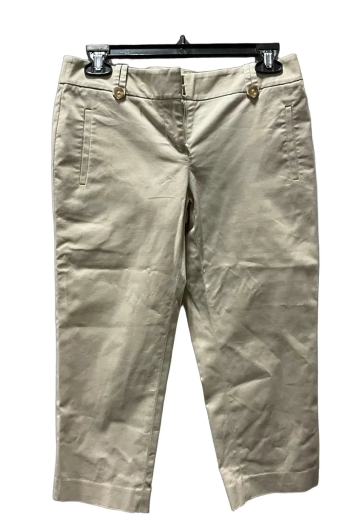 Pants Cropped By Loft In Beige, Size: 0