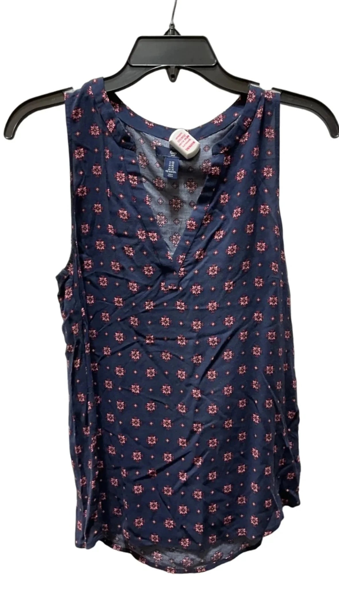 Top Sleeveless By Gap In Blue & Red, Size: Xs
