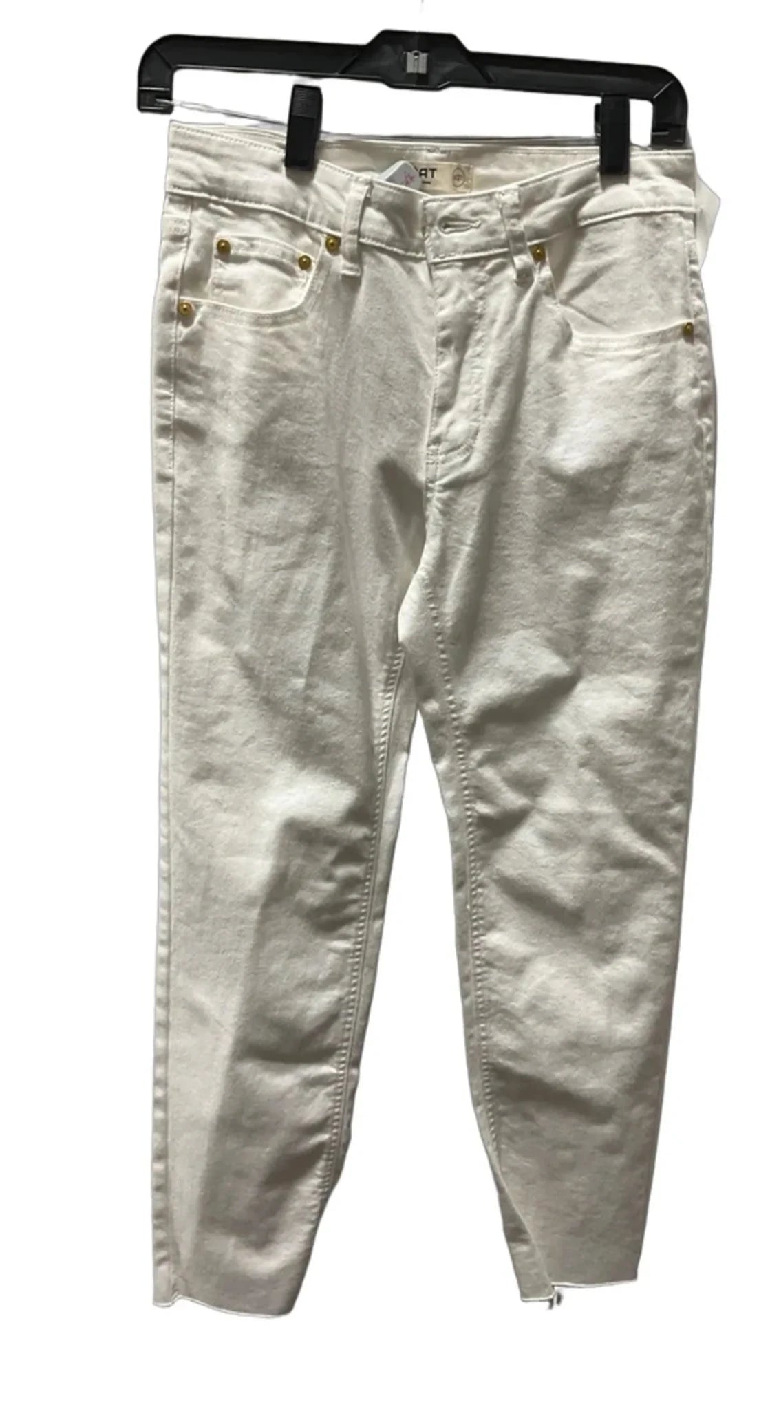 Jeans Straight By Oat In Cream, Size: 4