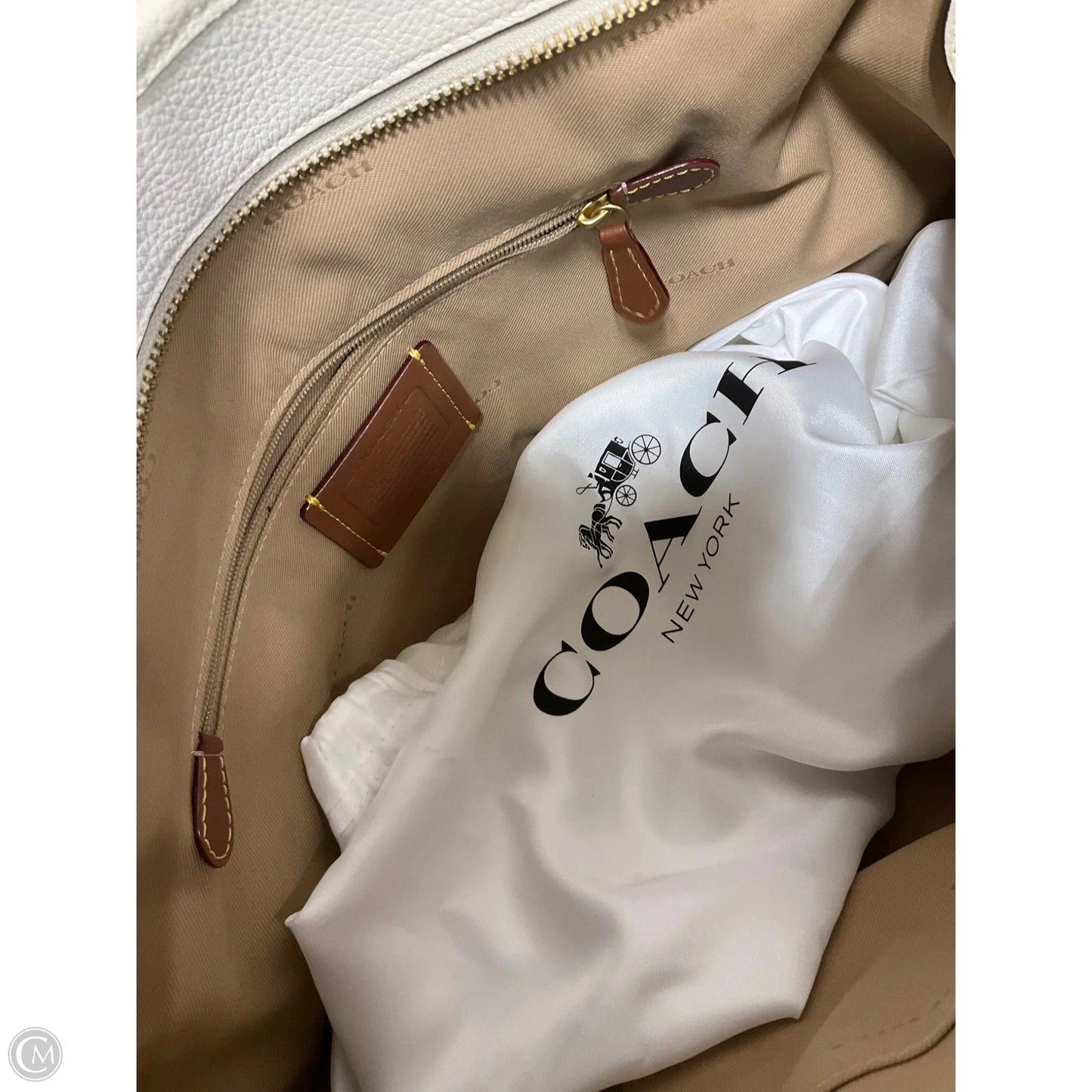 Handbag Designer By Coach, Size: Large