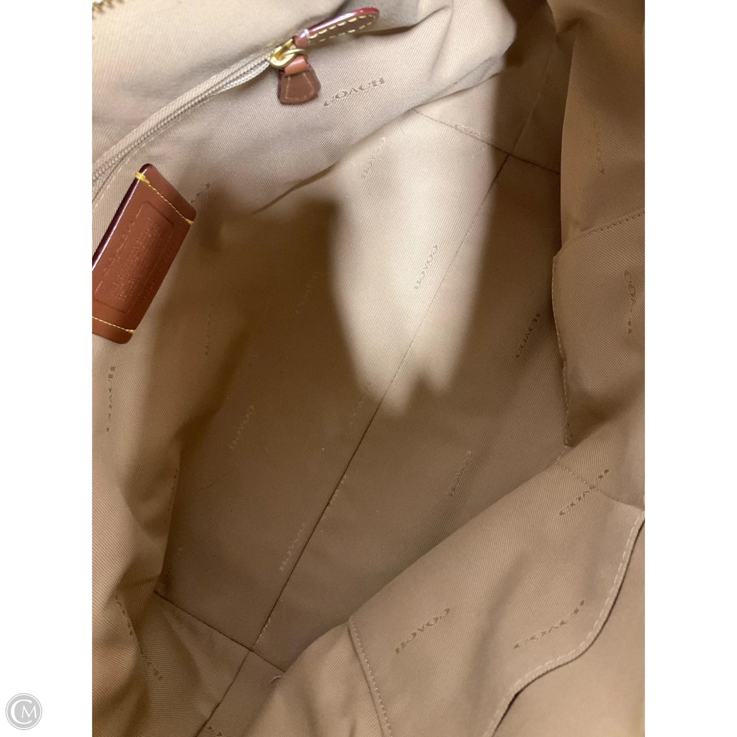 Handbag Designer By Coach, Size: Large
