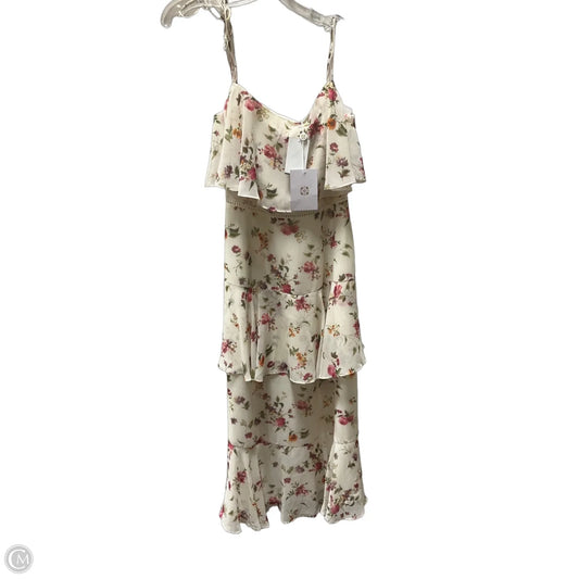 Dress Casual Midi By Wayf In Floral Print, Size: S