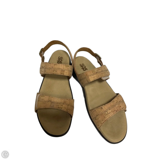 Sandals Flats By Sas In Tan, Size: 7