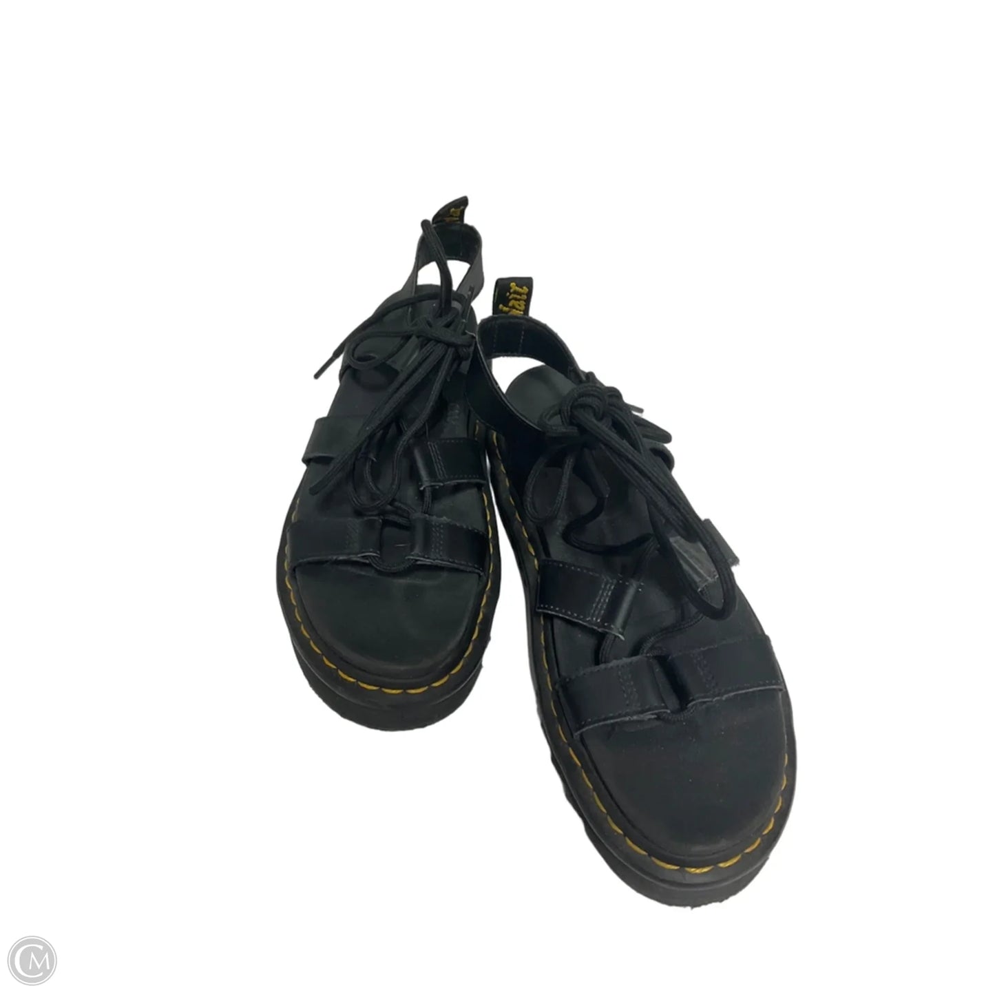 Sandals Flats By Dr Martens In Black, Size: 10