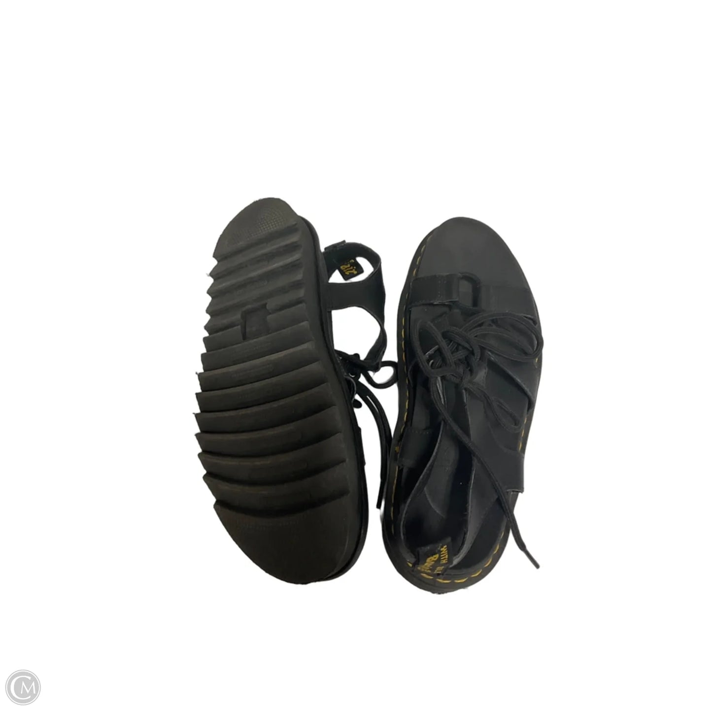 Sandals Flats By Dr Martens In Black, Size: 10