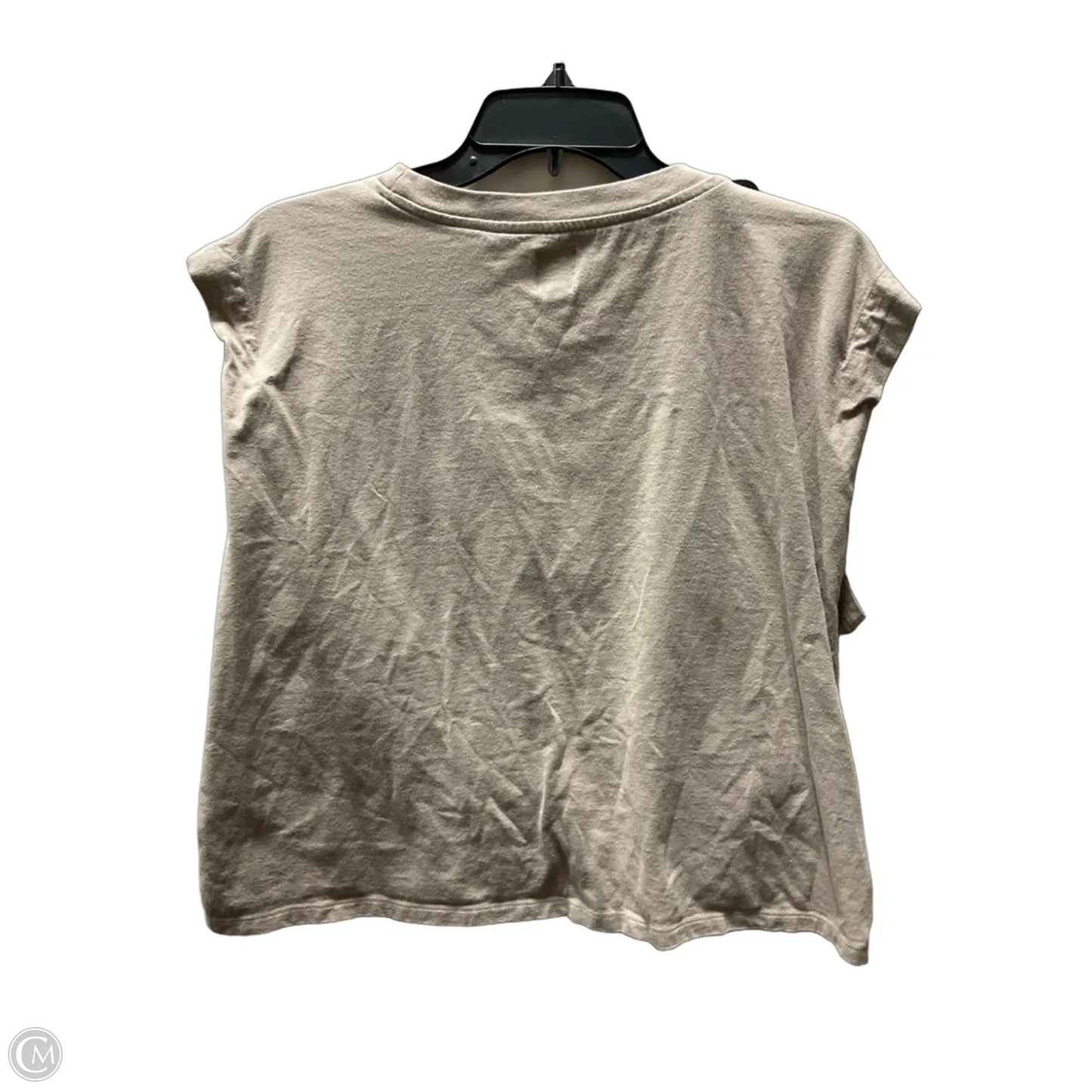 Top Short Sleeve By Gap In Tan, Size: Xl