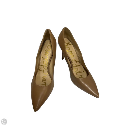 Shoes Heels Stiletto By Sam Edelman In Tan, Size: 11