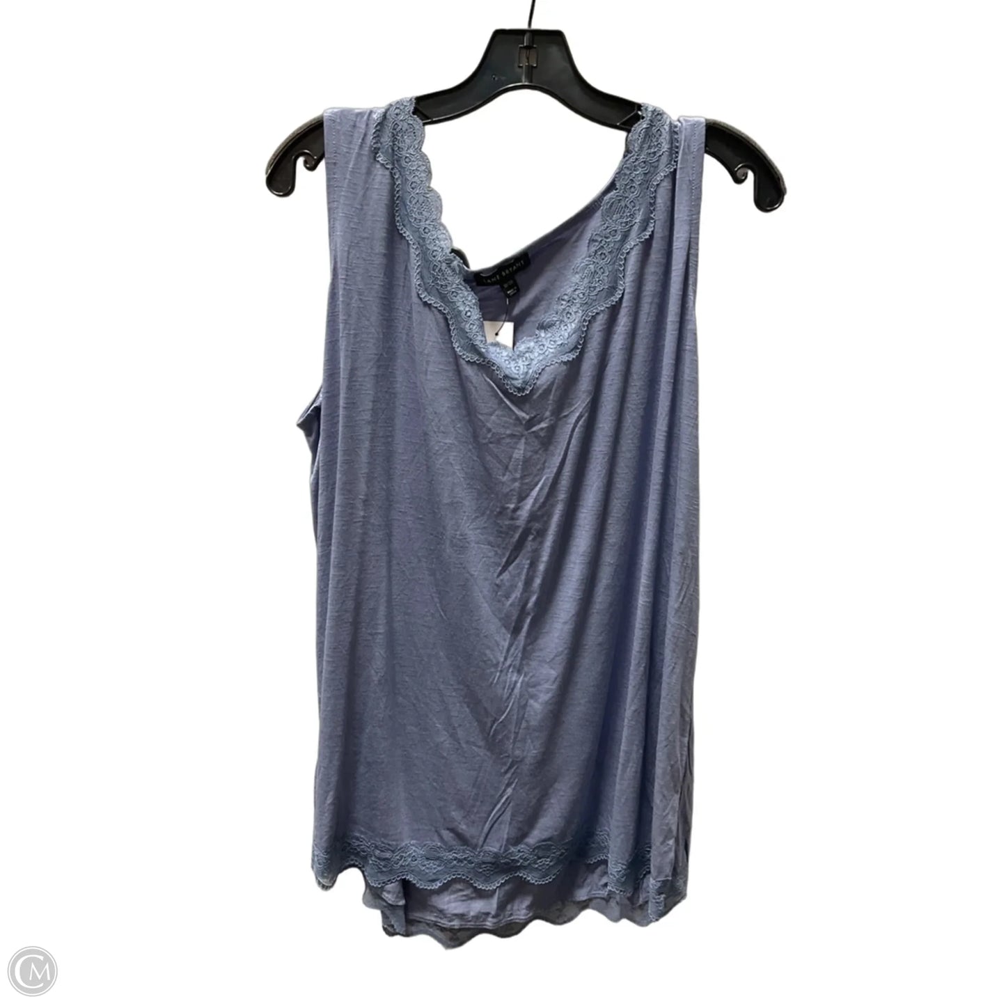 Top Sleeveless By Lane Bryant In Blue, Size: 2x