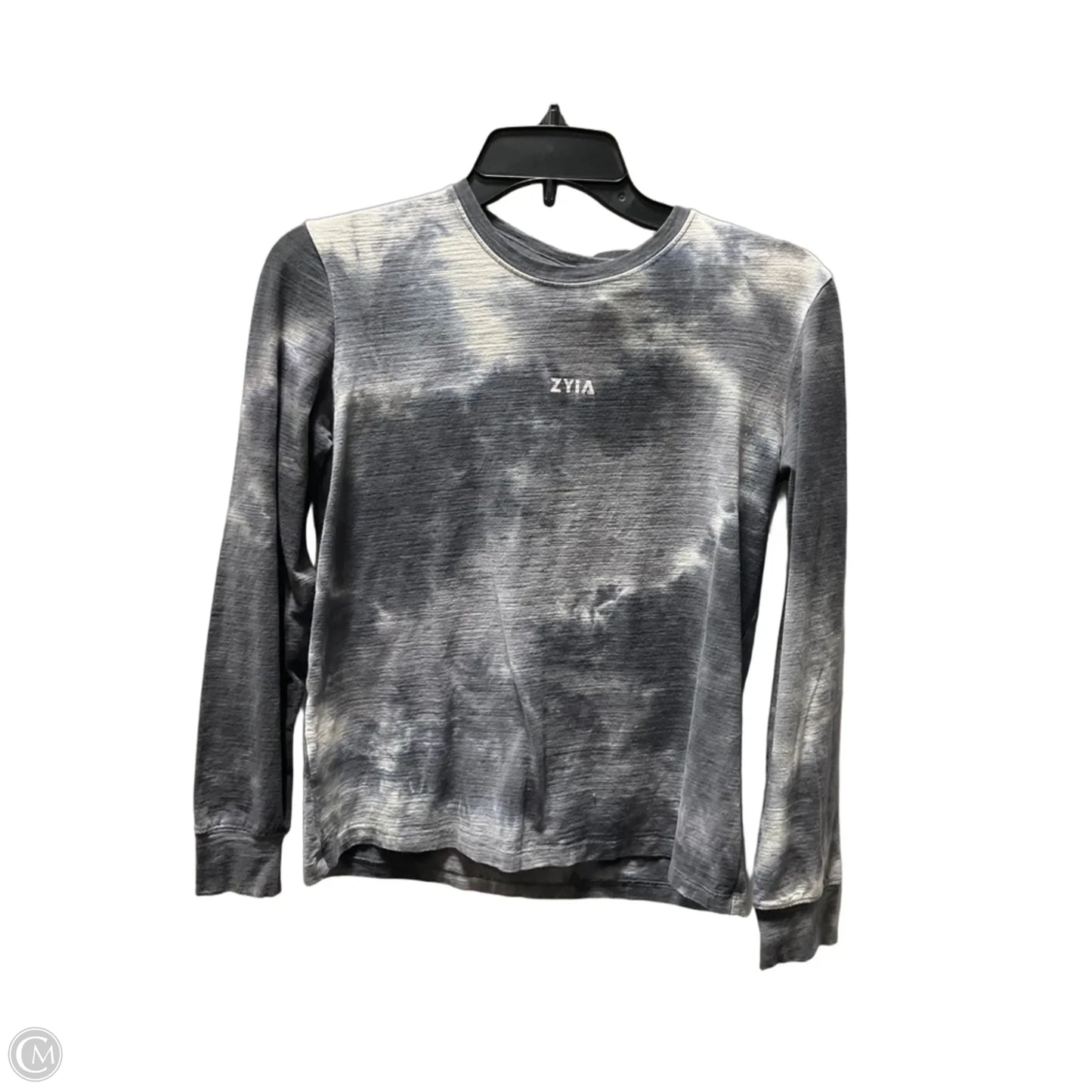 Athletic Top Long Sleeve Crewneck By Zyia In Grey, Size: S