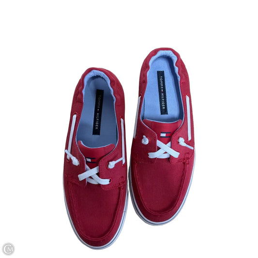 Shoes Sneakers By Tommy Hilfiger In Red, Size: 6