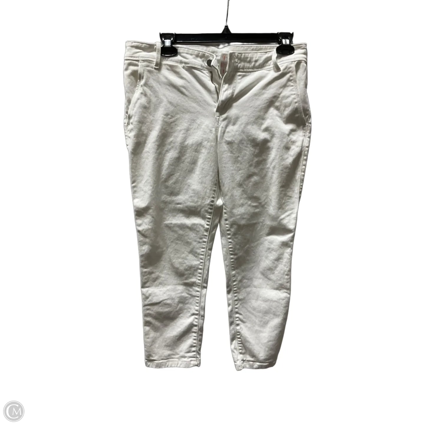 Jeans Skinny By Calvin Klein In Cream, Size: 6