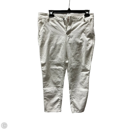 Jeans Skinny By Calvin Klein In Cream, Size: 6