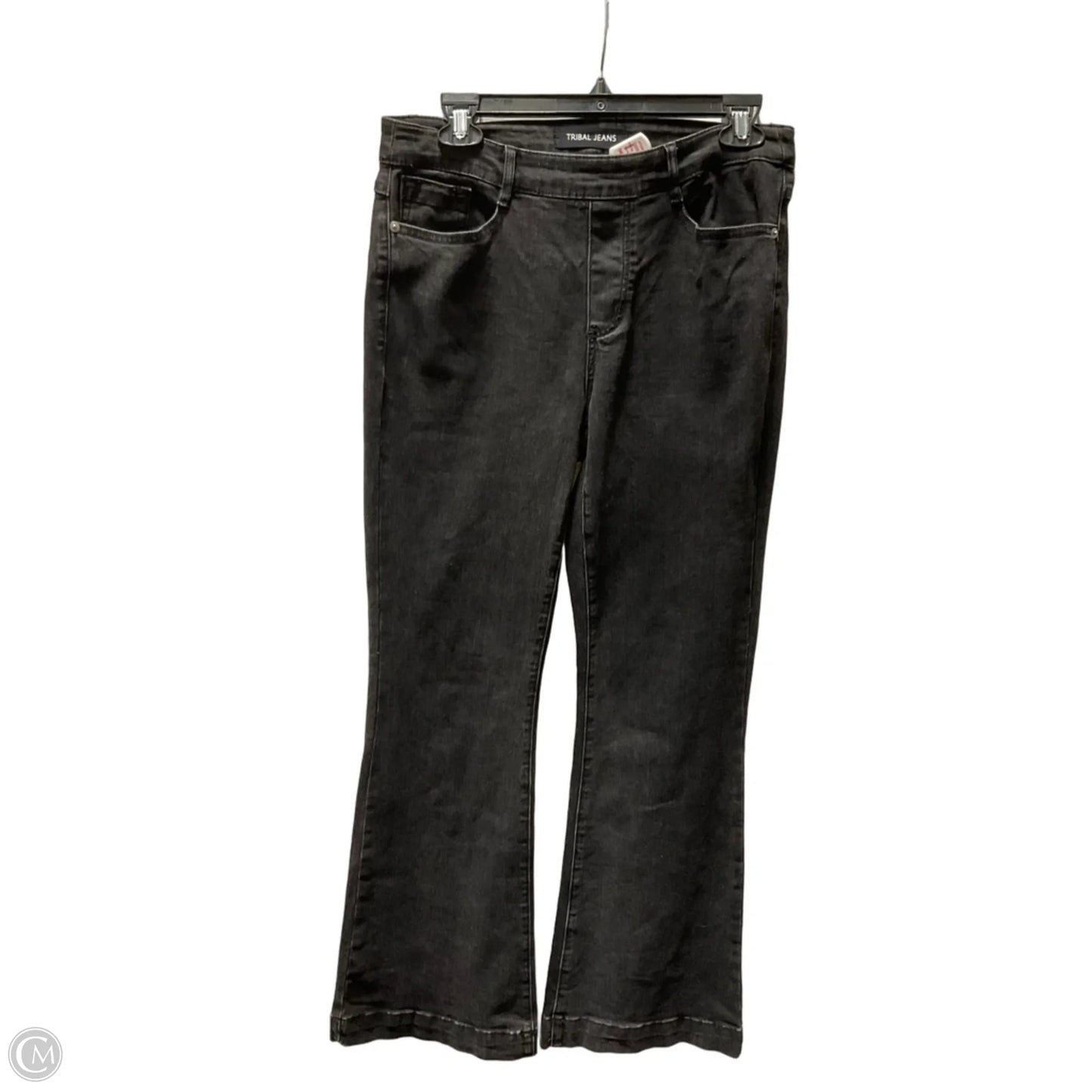Jeans Flared By Tribal In Black, Size: 6