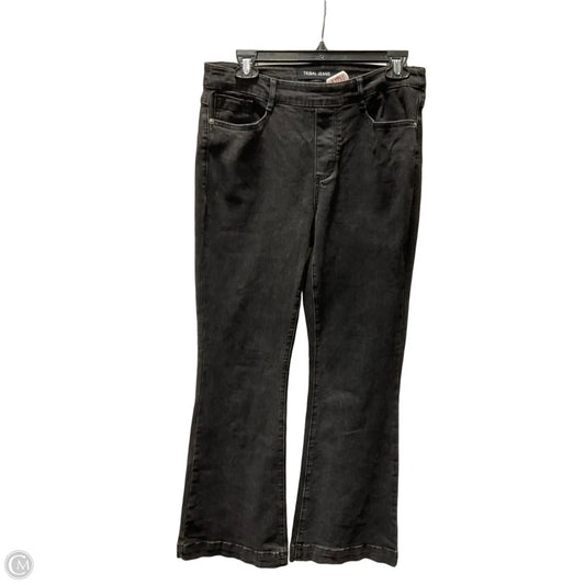 Jeans Flared By Tribal In Black, Size: 6