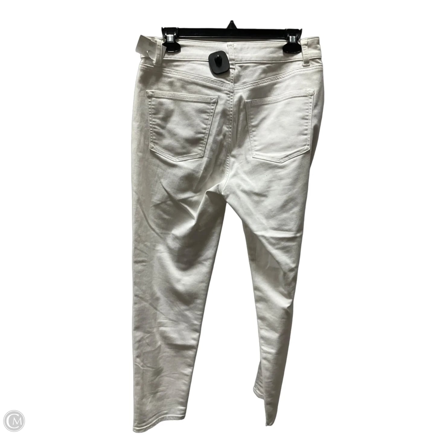 Jeans Straight By Talbots In White, Size: 4