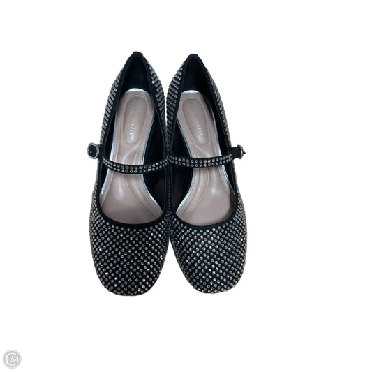 Shoes Heels Block By Kelly And Katie In Black & Silver, Size: 8.5