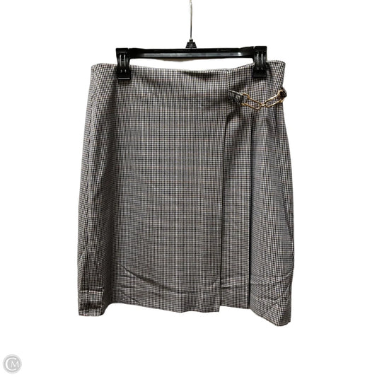 Skort By Ann Taylor In Blue & Brown, Size: 4