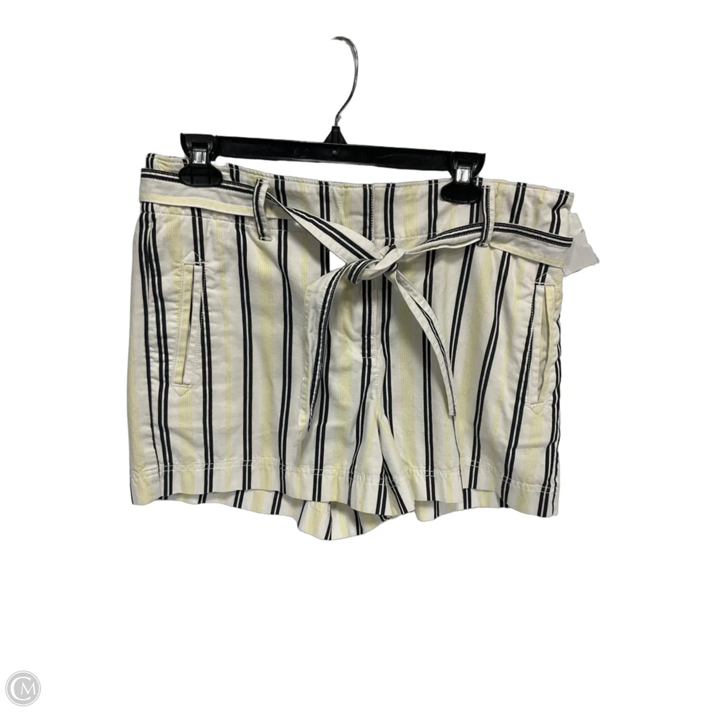Shorts By Loft In White & Yellow, Size: 10