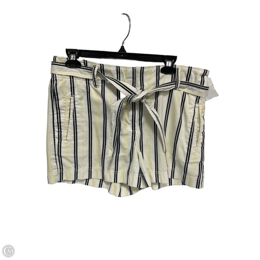 Shorts By Loft In White & Yellow, Size: 10