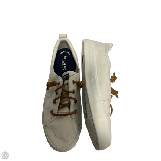 Shoes Sneakers By Sperry In White, Size: 8.5