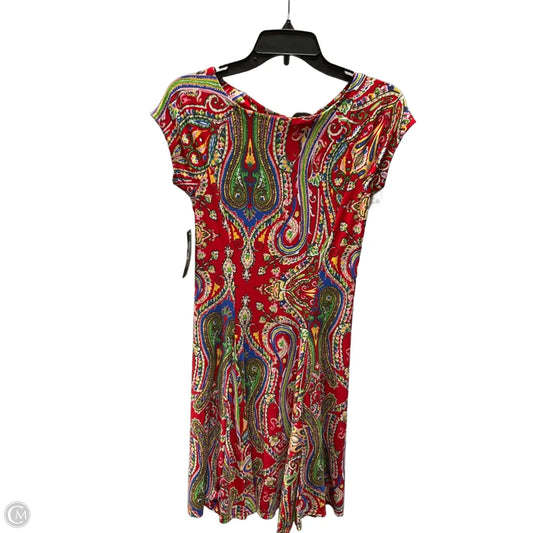 Dress Casual Midi By Ralph Lauren In Multi-colored, Size: S