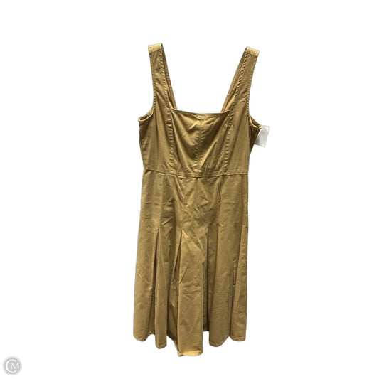 Dress Casual Midi By J. Crew In Tan, Size: 0