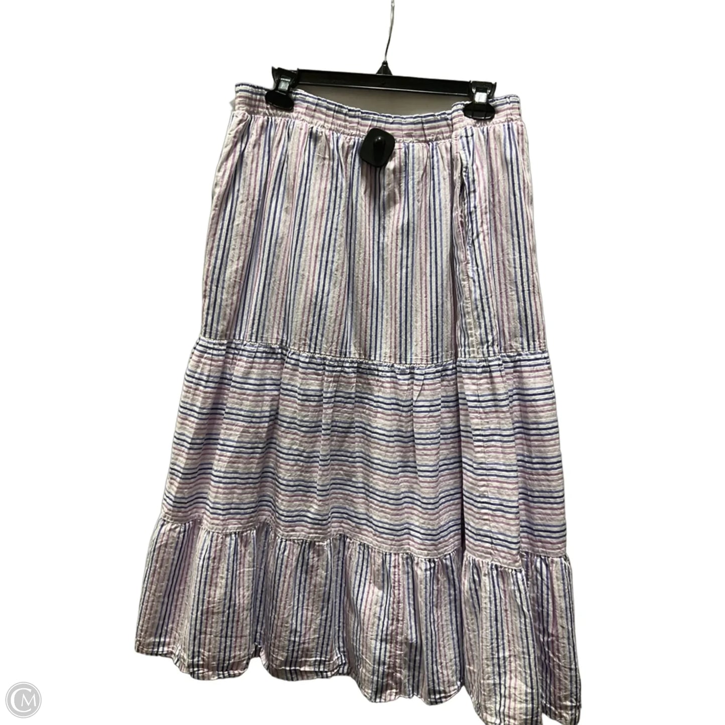 Skirt Maxi By Lane Bryant In Purple & White, Size: 2x