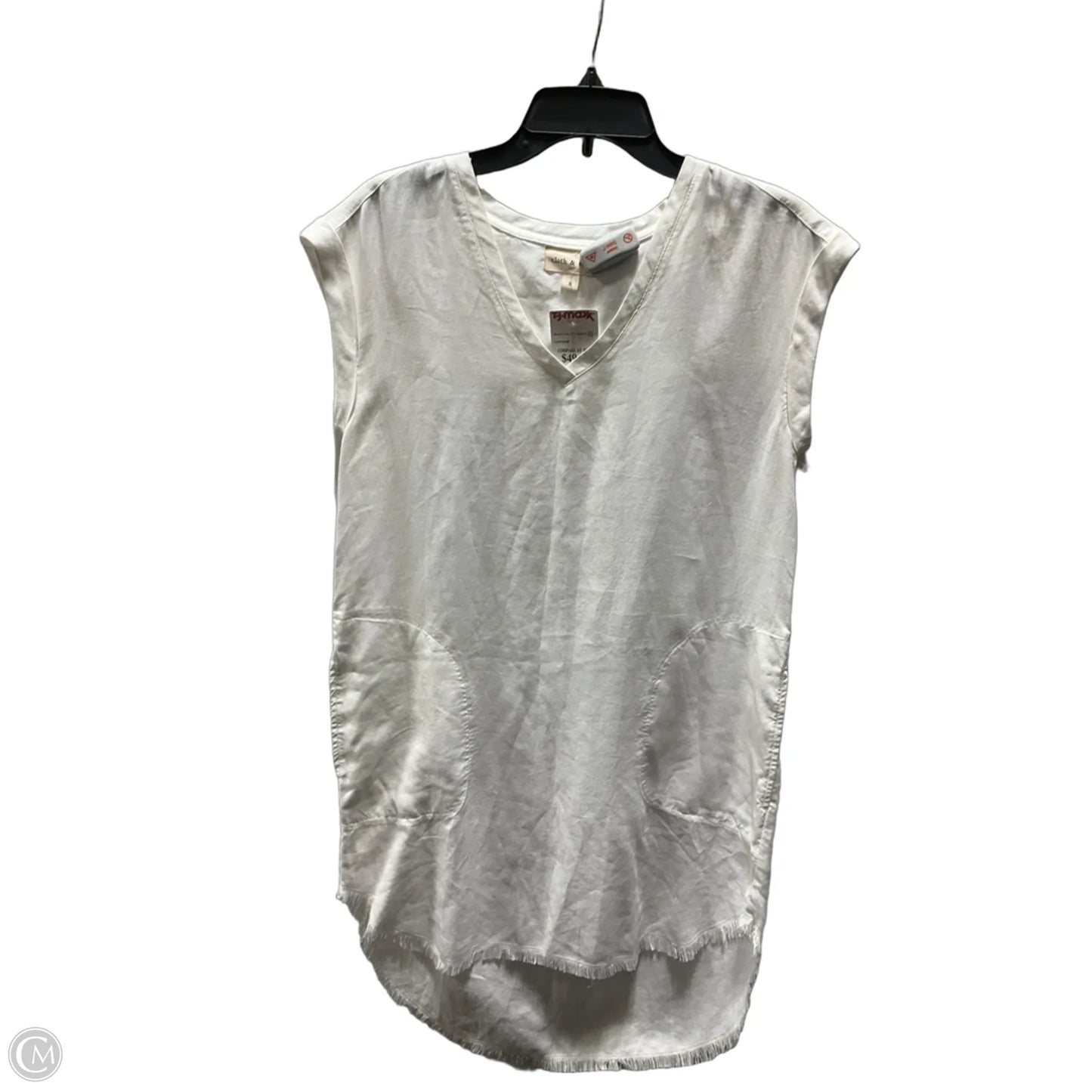 Dress Casual Midi By Cloth & Stone In White, Size: S
