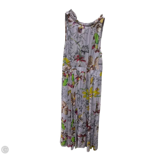 Dress Casual Midi By Anthropologie In Purple, Size: 0
