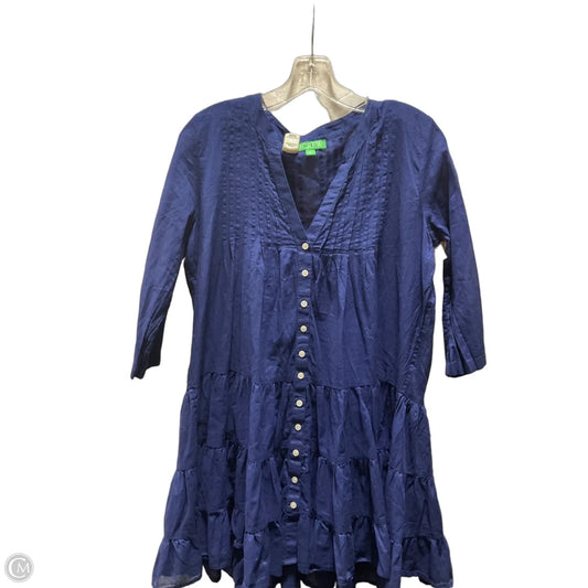 Dress Casual Midi By J. Crew In Blue, Size: S