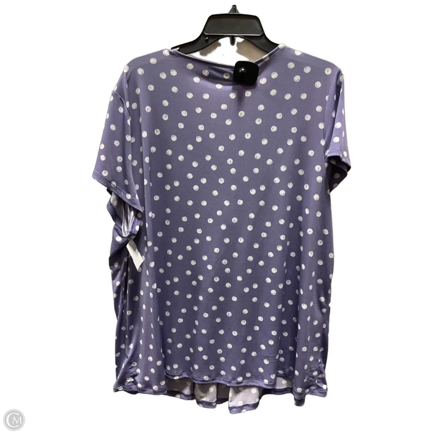 Top Short Sleeve By Lane Bryant In Purple, Size: 3x