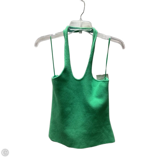 Top Sleeveless By Express In Green, Size: S