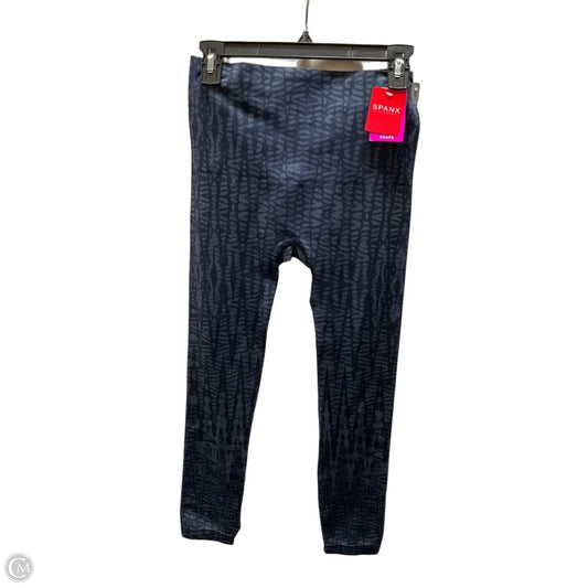 Athletic Leggings By Spanx In Blue, Size: 1x