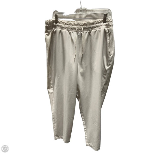 Athletic Pants By All In Motion In Cream, Size: 2x