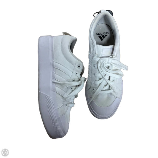 Shoes Sneakers By Adidas In Cream, Size: 9