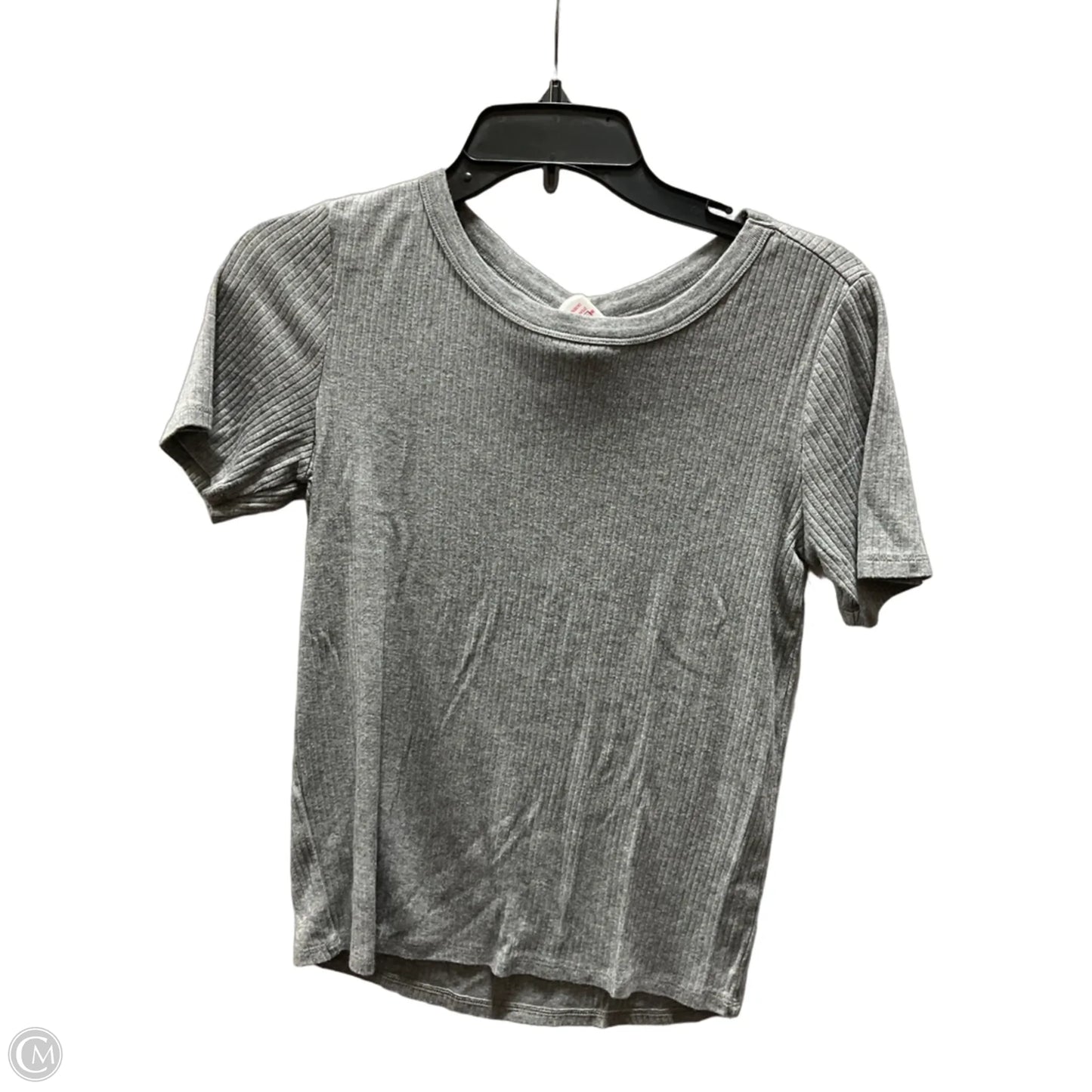 Top Short Sleeve By Lucky Brand In Grey, Size: M