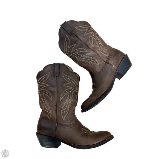 Boots Western By Cma In Brown, Size: 9